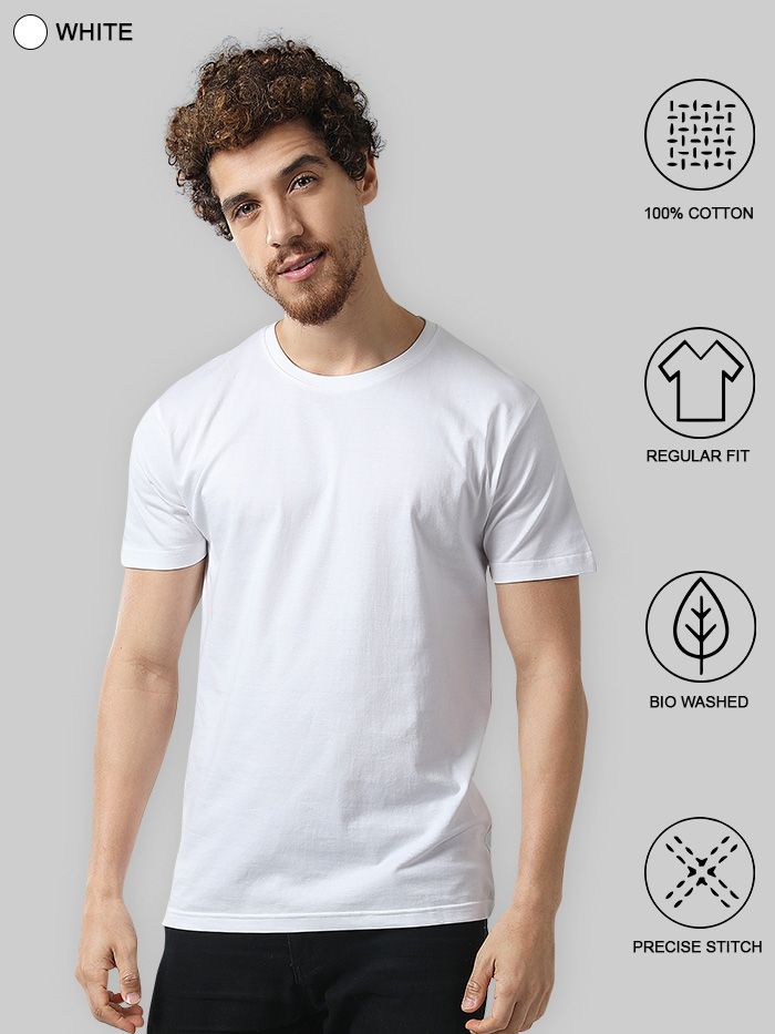 lafangah Plain Cotton Tshirt